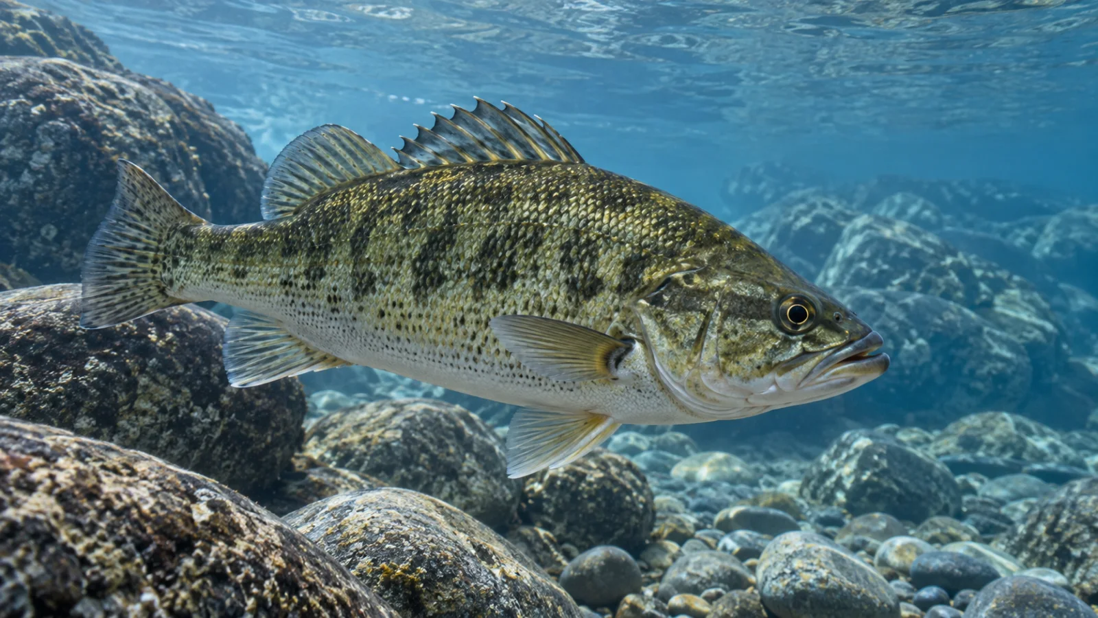 Perca patagónica en su ambiente natural