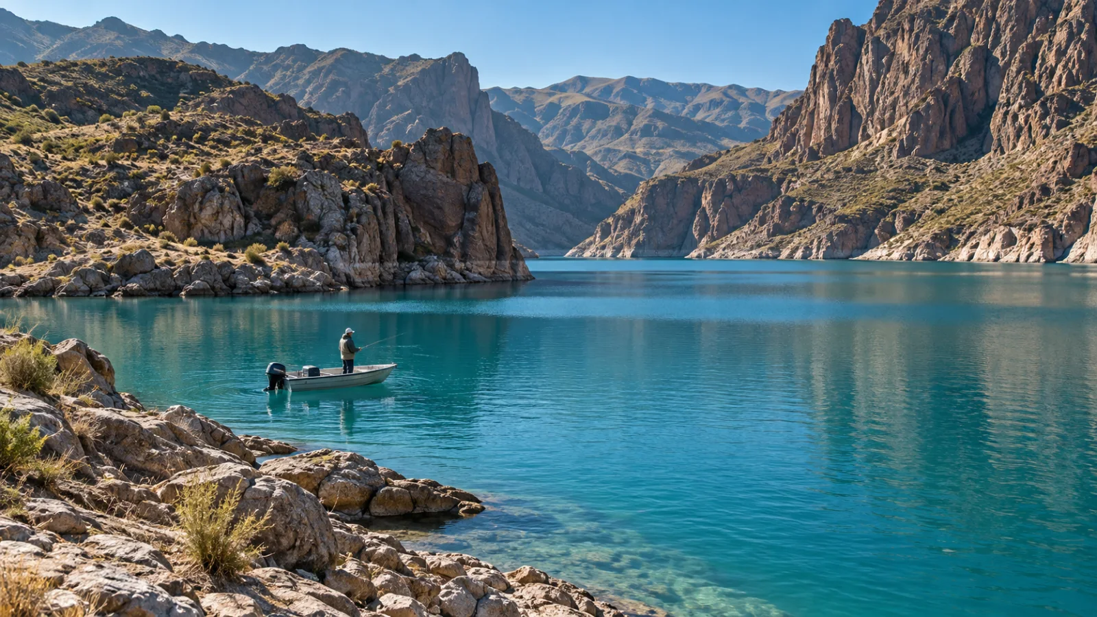 Pesca en Los Reyunos